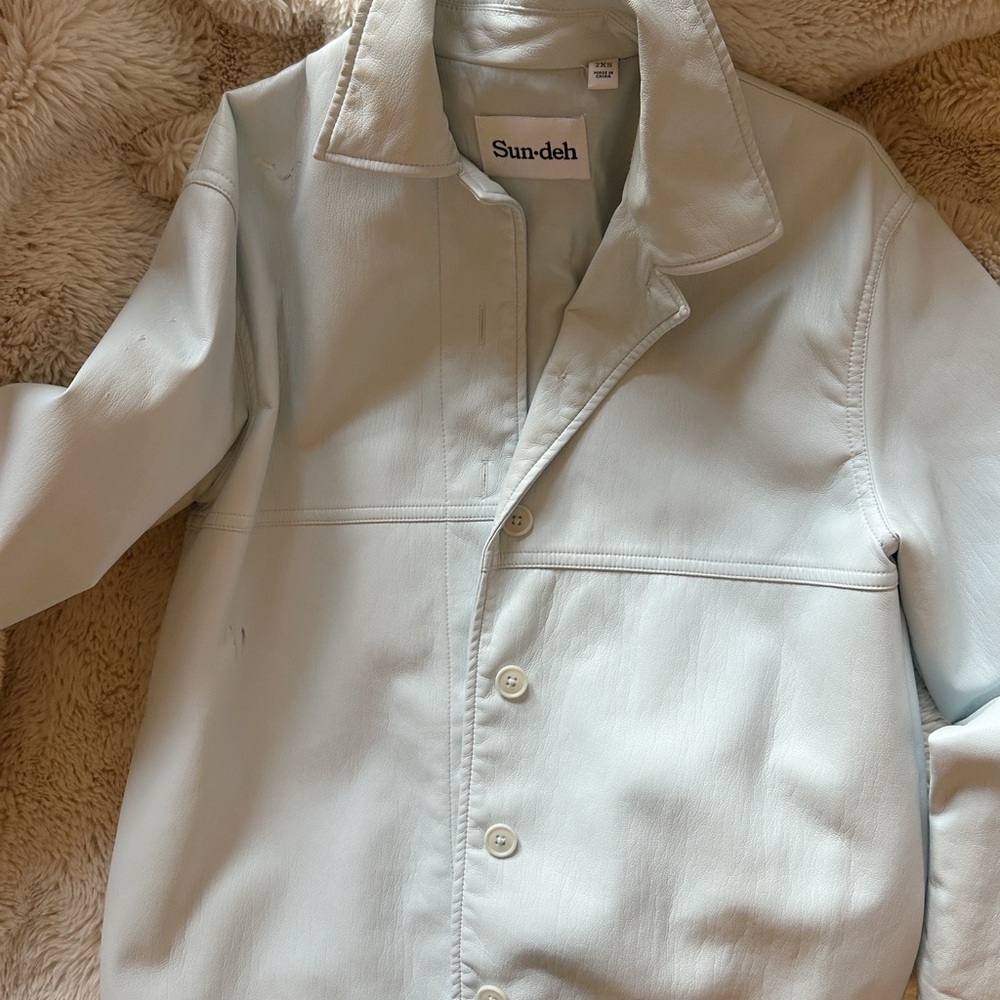 Sun-deh Aritzia Light Blue Jacket